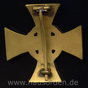 Kriegsehrenkreuz Rückseite