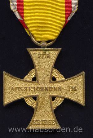 Kriegsverdienstkreuz Rückseite